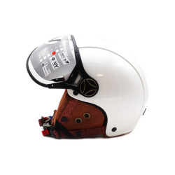 Casque Jet Frv Blanc Brillant (taille xs à Xxl) (m) – Trottinette él