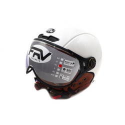 Casque Jet Frv Blanc Brillant (taille xs à Xxl) (m) – Trottinette él