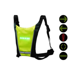 Gilet Signaletique Led Avec Telecommande Couleur Jaune – Trottinette