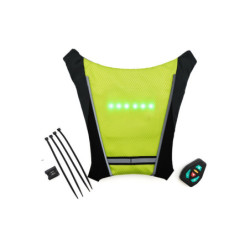 Gilet Signaletique Led Avec Telecommande Couleur Jaune – Trottinette