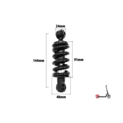 Amortisseur Arriere Ninebot Segway Zt3 Pro – Trottinette électrique