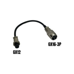 Adaptateur Gx16-3p Male Vers Gx12-3p Femelle – Trottinette électriqu