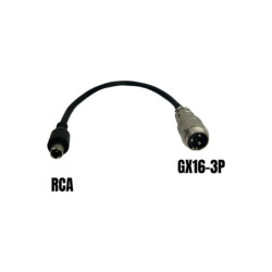 Adaptateur Gx16-3p Male Vers Connecteur Rca – Trottinette électrique