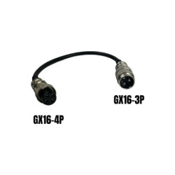 Adaptateur Gx16-3 Pins Male Vers Gx16-4 Pins Femelle – Trottinette électrique