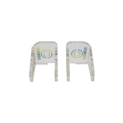 CARBONREVO CACHE LED AVANT TRANSPARENT - PAIRE - DUALTRON RAPTOR/1/2