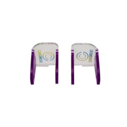 CARBONREVO CACHE LED AVANT VIOLET - PAIRE - DUALTRON RAPTOR/1/2/ULTR