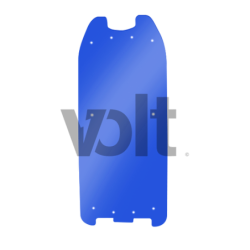 CARBON REVO DOUBLURE DE DECK 3MM BLEU TRANSLUCIDE - DUALTRON 2