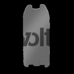 CARBON REVO DOUBLURE DE DECK 3MM NOIR TRANSLUCIDE - DUALTRON 2