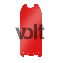 CARBON REVO DOUBLURE DE DECK 3MM ROUGE TRANSLUCIDE - DUALTRON 2