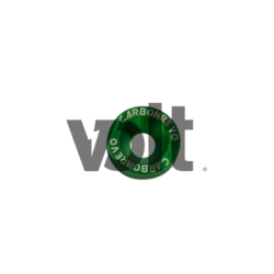 CARBON REVO RONDELLES ALUMINIUM VERT (10 PAR SET) - UNIVERSEL