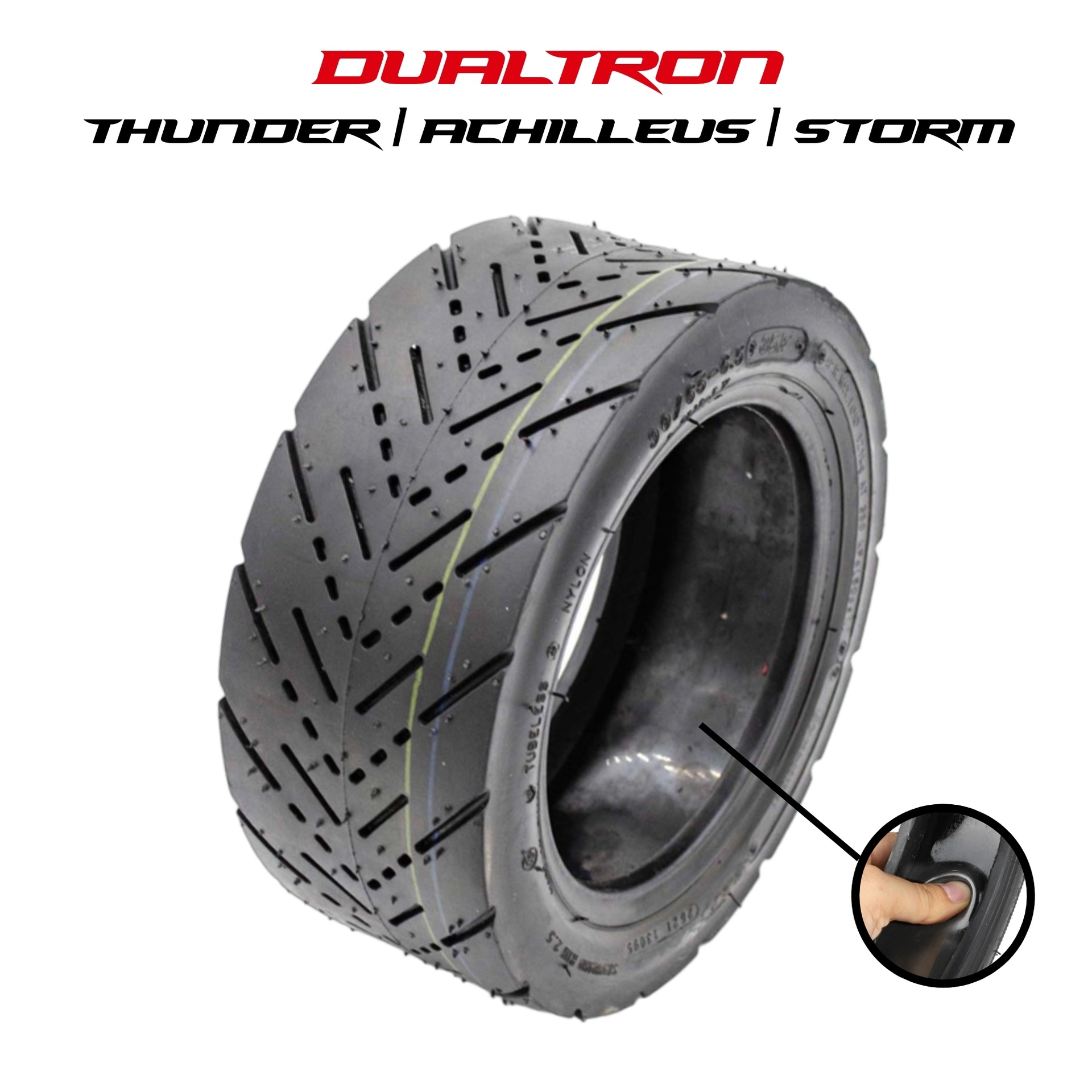 DUALTRON ACHILLEUS 2023 & THUNDER 2 & 3 & STORM | PNEU 90/65-6.5 INC