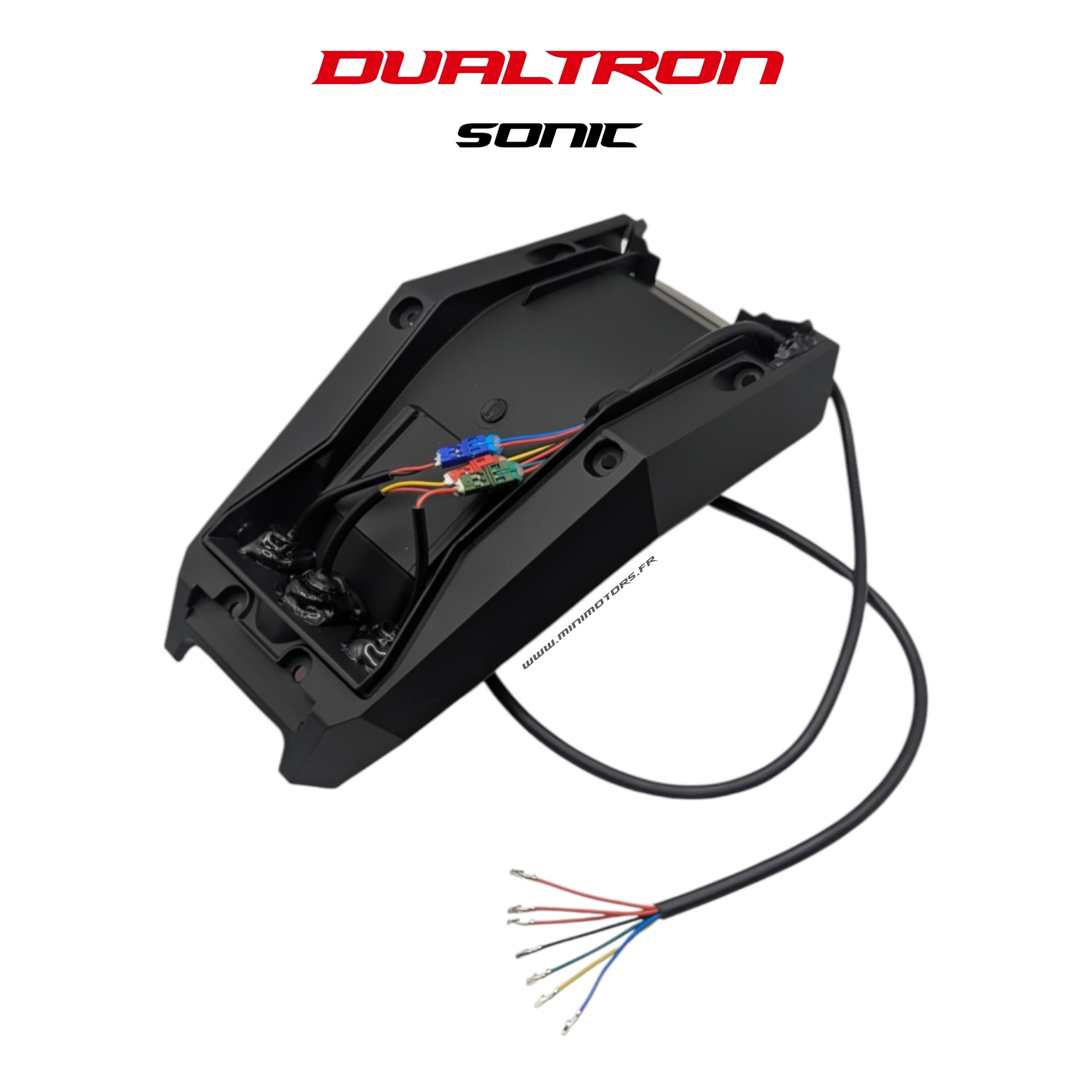 DUALTRON SONIC | GARDE-BOUE AR NOIR AVEC FEU AR
