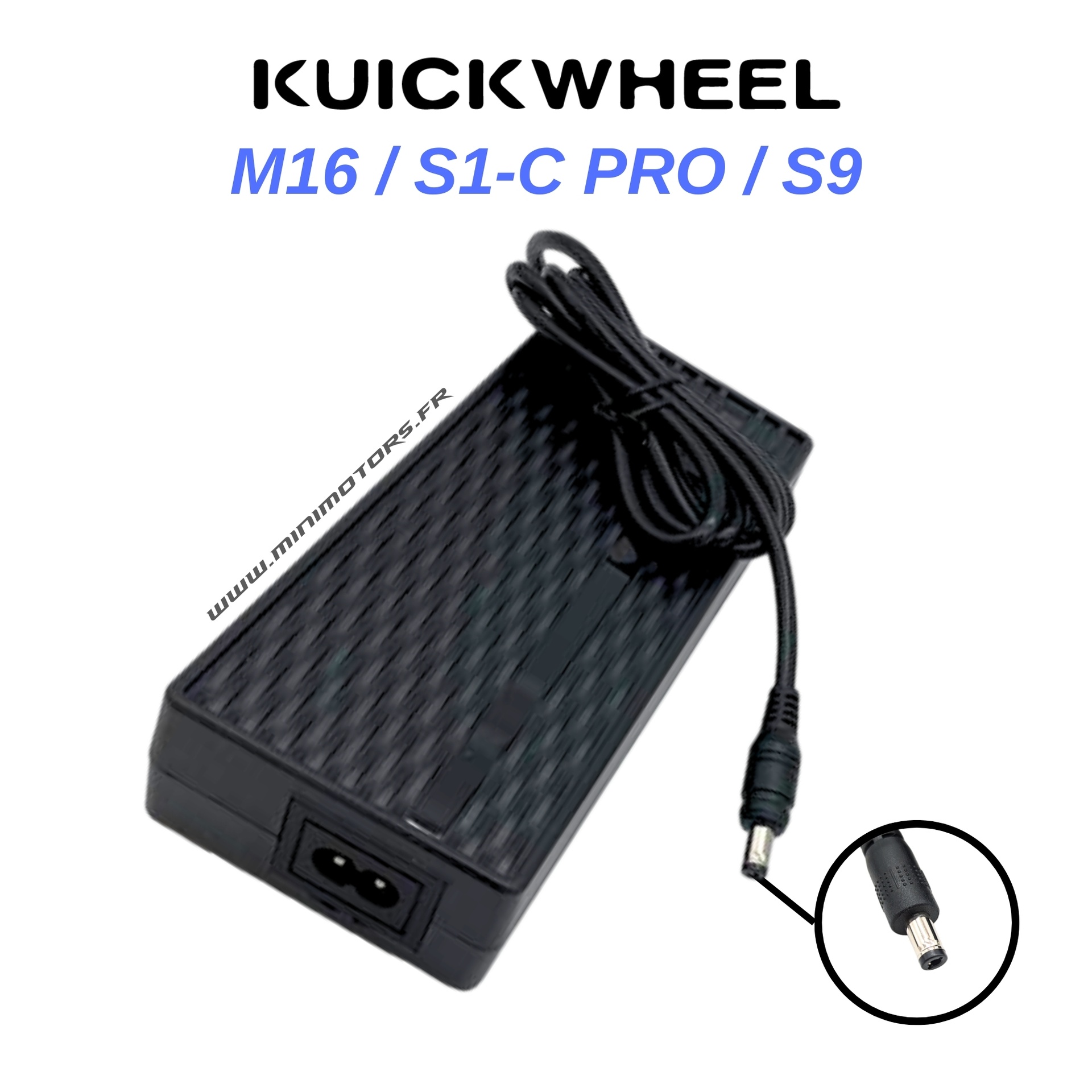 KUICKWHEEL S1-C PRO & M16 & S9 | CHARGEUR RAPIDE 36V (42V 3A)