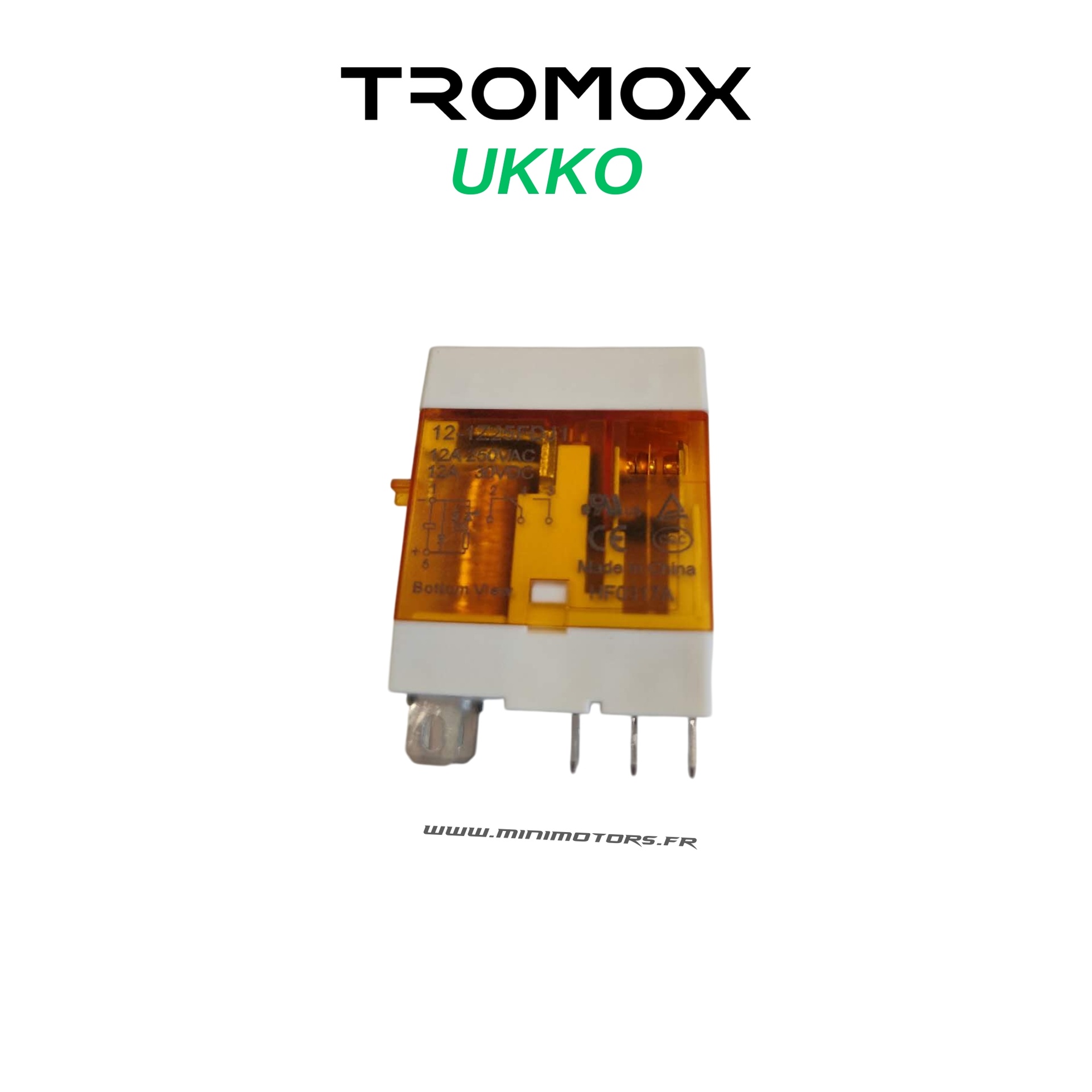 UKKO S |  RELAIS HONGFA HF157F 12V 012-1Z25FD1
