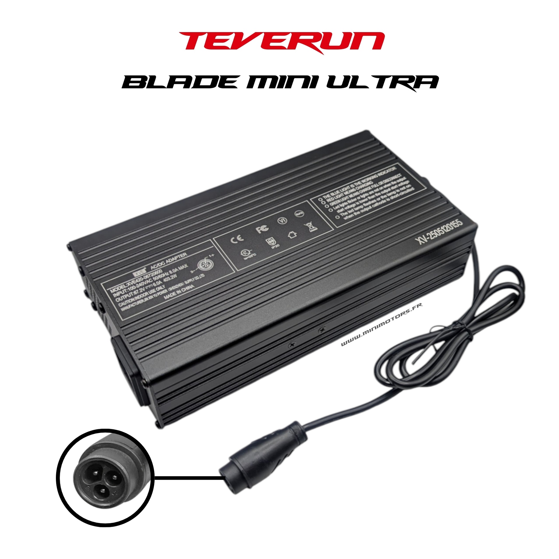 TEVERUN BLADE MINI ULTRA | CHARGEUR RAPIDE 67|2V 6A