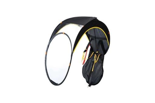 Bub-up Black-Yellow bulle de protection contre la pluie pour Accessoires Trottinettes | M365 France