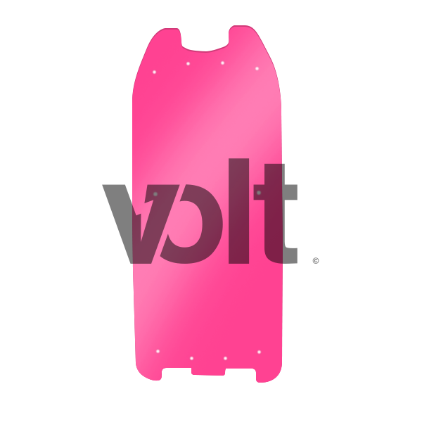 CARBON REVO DOUBLURE DE DECK 3MM ROSE TRANSLUCIDE - DUALTRON 2 pour CarbonRevo | M365 France