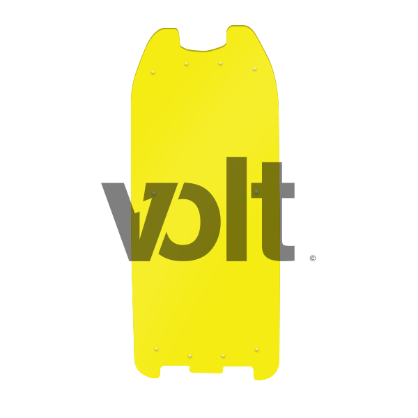 CARBON REVO DOUBLURE DE DECK 3MM JAUNE - DUALTRON 2 pour CarbonRevo