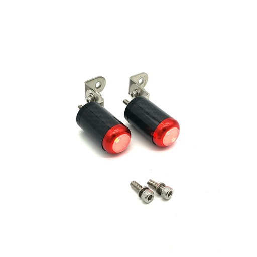 CARBON REVO SUPPORTS FEUX ARRIÈRE À LED - 1 PAIRE - UNIVERSEL pour Accessoires | M365 France