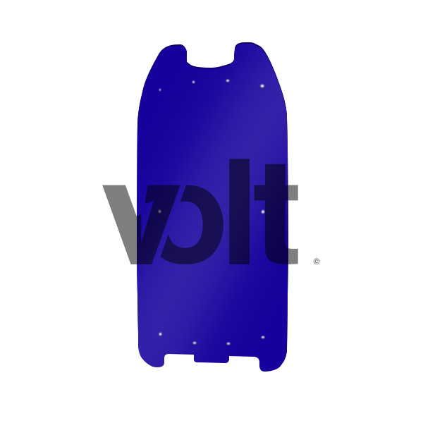 CARBONREVO DOUBLURE DE DECK 3MM BLUE - DUALTRON 1/RAPTOR pour Raptor | M365 France