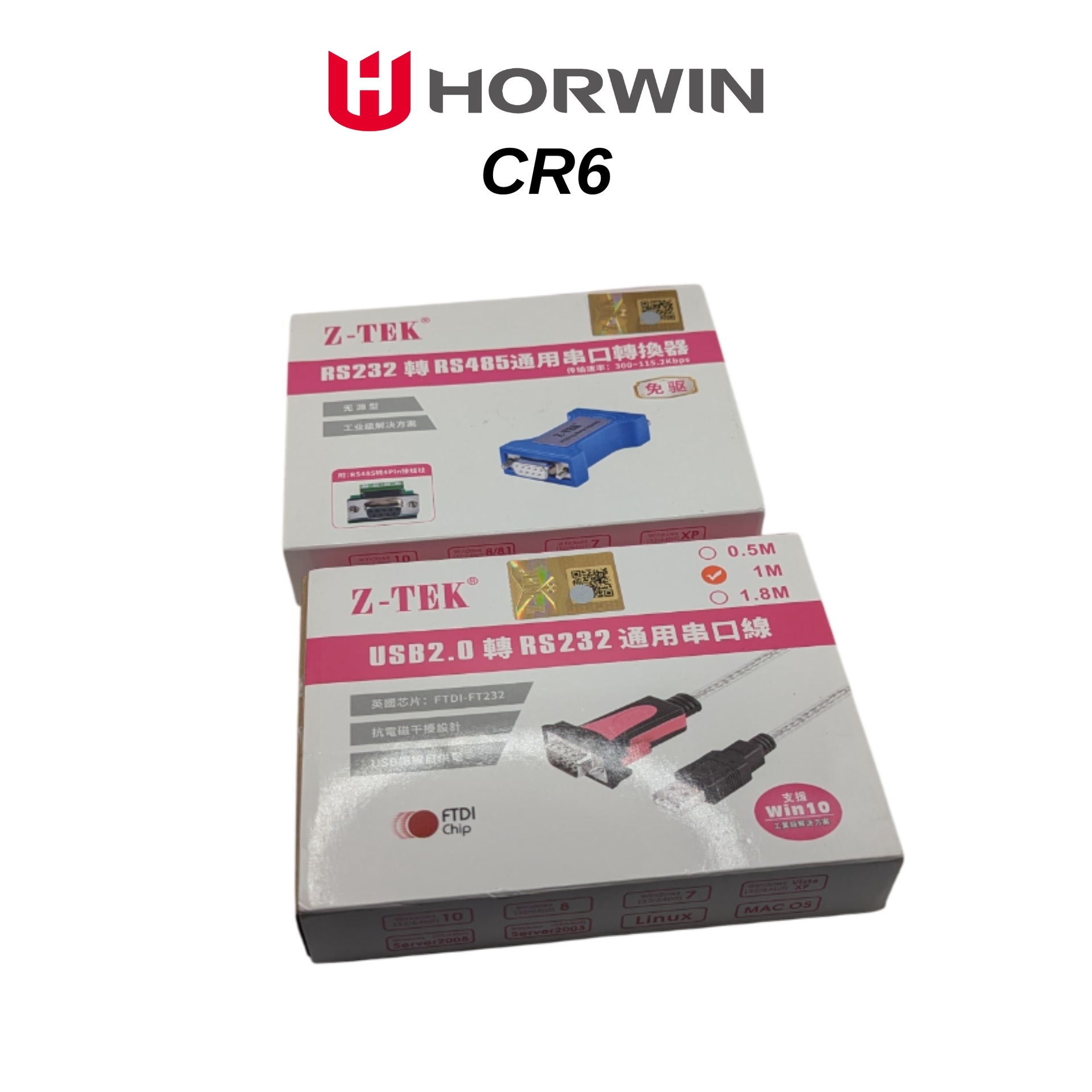OUTIL DE CONTRÔLE DE SON / CÂBLE USB 2.0/RS232 et RS232/RS485 pour CR6 | M365 France