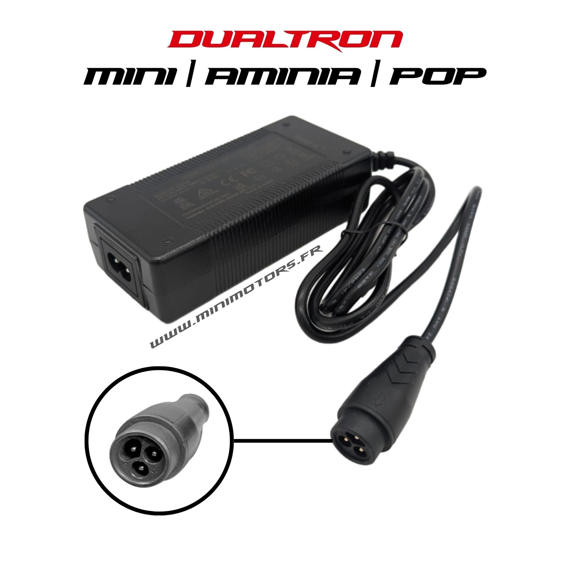 CHARGEUR 58.1V 2A V2 pour Mini Limited 13Ah | M365 France