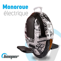 Monoroue, gyroroue ou monocycle électrique • 250W • 60V